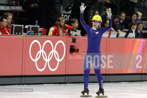 jin sun-yu of korea winner of short track ladies 1000m. ©Alberto Ramella/Rosebud2