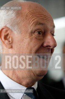 TORINO, OCT 26TH, 2006.O.I.L., INTERNATIONAL LABOUR AGENCY, UNITED NATIONS AGENCY BASED IN TURIN - world day of UNagainst slavery work  - Italian president giorgio napolitano visiting OIL - in the picture UN officer Staffan De Mistura. ©Alberto Ramella/Rosebud2