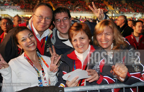 olympic stadium, torino, party of the 25000 voulonteers of the olympic games ©Alberto Ramella/Rosebud2