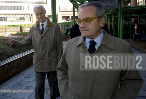 ripresa delle udienze del processo per leredità agnelli, in forma privata, nellufficio del giudice brunella rosso al tribunale di torino - in contemporanea manifestazione operai della fiat di arese fuori dal palazzo di giustizia.nella foto llavvocato marco weigmann ©Alberto Ramella/Rosebud2