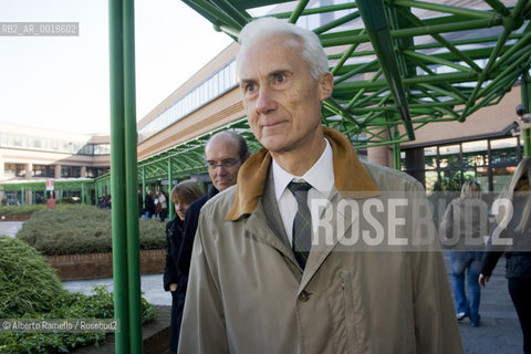 ripresa delle udienze del processo per leredità agnelli, in forma privata, nellufficio del giudice brunella rosso al tribunale di torino - in contemporanea manifestazione operai della fiat di arese fuori dal palazzo di giustizia.nella foto llavvocato marco weigmann ©Alberto Ramella/Rosebud2