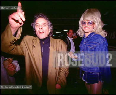 USA, DRAG QUEENS, THE FILM DIRECTOR ABEL FERRARA WITH A DRAG QUEEN, .. ©Alberto Ramella/Rosebud2