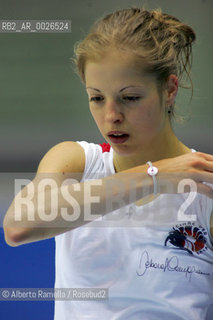 Carolina Kostner, italian champion of ice skating, during a training in Palavela (Torino), venue for torino 2006 winter olympic games. Ramella Alberto/GraziaNeri ©Alberto Ramella/Rosebud2