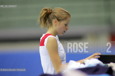 Carolina Kostner, italian champion of ice skating, during a training in Palavela (Torino), venue for torino 2006 winter olympic games. Ramella Alberto/GraziaNeri ©Alberto Ramella/Rosebud2