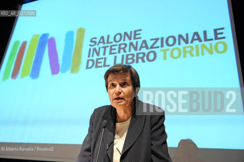 Filippo Alfero/Sync, Torino, 14.05.12, Salone Internazionale del Libro 2012, Nella foto: Nerina Dirindin ©Alberto Ramella/Rosebud2