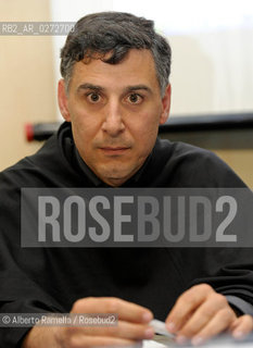 Filippo Alfero/Sync, Torino, 10.05.12, Salone Internazionale del Libro 2012, Nella foto: Padre Fortunato ©Alberto Ramella/Rosebud2