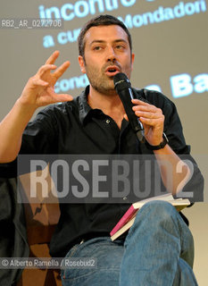 Filippo Alfero/Sync, Torino, 12.05.12, Salone Internazionale del Libro 2012, Nella foto: Andrea Bajani ©Alberto Ramella/Rosebud2