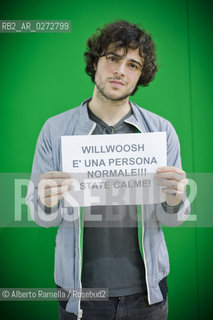 Guglielmo Scilla Willwoosh.Salone internazionale del libro di Torino 2012 .Torino, 11 maggio 2012 ©Alberto Ramella/Rosebud2