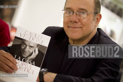 torino, salone internazione del libro 2012. carlo verdone ©Alberto Ramella/Rosebud2