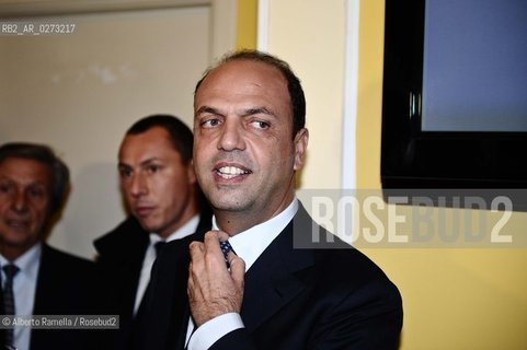 Torino, 04.02.13, Sede PDL Torino, conferenza stampa di Angelino Alfano - nella foto: Angelino Alfano ©Alberto Ramella/Rosebud2