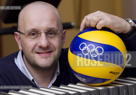 Torino, 17.01.13, lallenatore della Nazionela Italiana di pallavolo fotografato nella sua casa torinese ©Alberto Ramella/Rosebud2