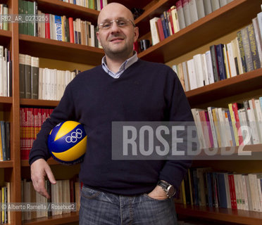Torino, 17.01.13, lallenatore della Nazionela Italiana di pallavolo fotografato nella sua casa torinese ©Alberto Ramella/Rosebud2