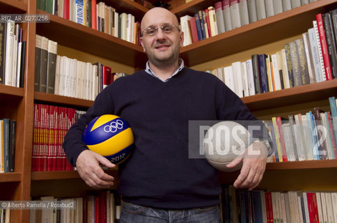 Torino, 17.01.13, lallenatore della Nazionela Italiana di pallavolo fotografato nella sua casa torinese ©Alberto Ramella/Rosebud2