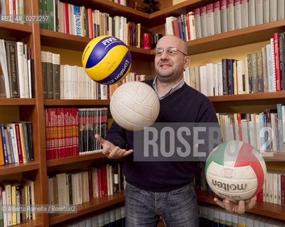 Torino, 17.01.13, lallenatore della Nazionela Italiana di pallavolo fotografato nella sua casa torinese ©Alberto Ramella/Rosebud2