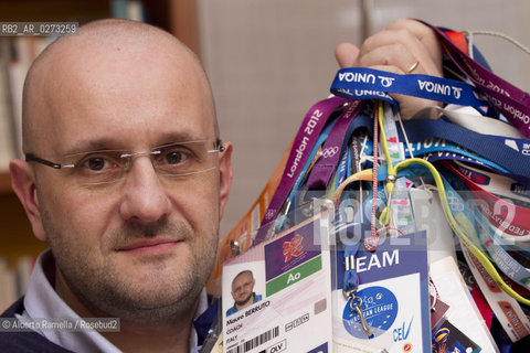 Torino, 17.01.13, lallenatore della Nazionela Italiana di pallavolo fotografato nella sua casa torinese ©Alberto Ramella/Rosebud2