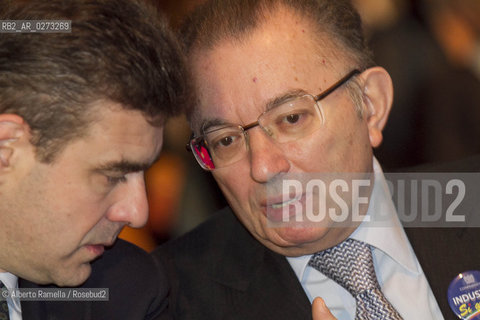 Torino Oval Lingotto, 13.04.13, convegno confindustria, Piccola Industria unitalia Industriale in unEuopa piu forte - nella foto Giorgio Squinzi Presidente Comfindustria ©Alberto Ramella/Rosebud2