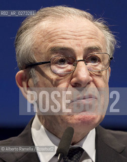 Torino Oval Lingotto, 13.04.13, convegno confindustria, Piccola Industria unitalia Industriale in unEuopa piu forte - nella foto Alberto Quadrio Curzio ©Alberto Ramella/Rosebud2