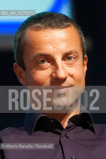 16/05/2013 Torino, Salone Internazionale del Libro 2013, incontro Grafene - materiale delle meraviglie. Nella foto Nicola Pugno - Università di Trento ©Alberto Ramella/Rosebud2