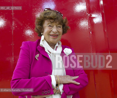 Torino, 16.05.13, Salone Internazionale del Libro 2013, Nella foto: Inge Feltrinelli ©Alberto Ramella/Rosebud2