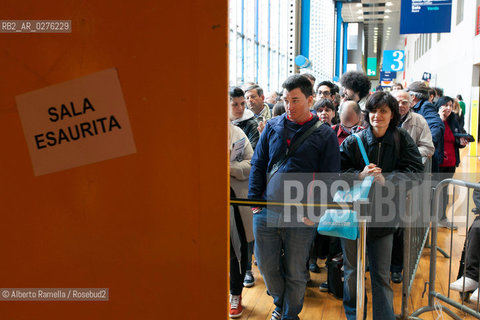 16/05/2013 Torino, Salone Internazionale del Libro 2013, sala gialla piena per Luis Sepulveda ©Alberto Ramella/Rosebud2