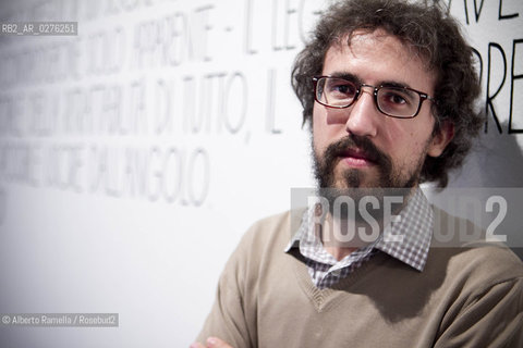 17/05/2013 Torino, Salone Internazionale del Libro. Nella foto francesco targhetta ©Alberto Ramella/Rosebud2