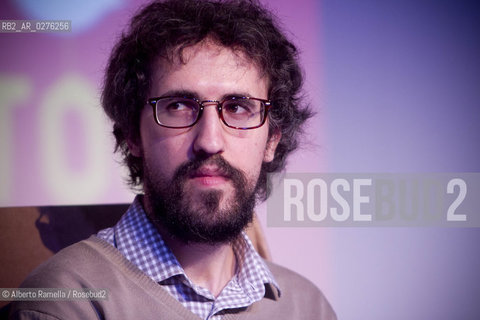 17/05/2013 Torino, Salone Internazionale del Libro. Nella foto francesco targhetta ©Alberto Ramella/Rosebud2