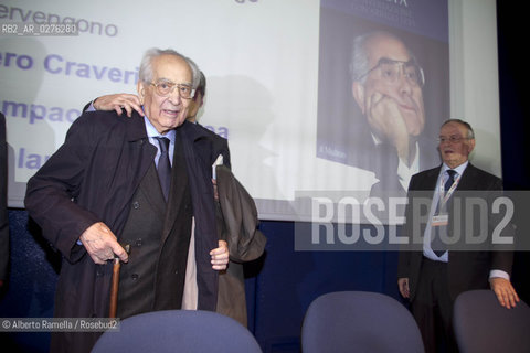 16/05/2013 Torino, Salone Internazionale del Libro. Nella foto Emilio Colombo ©Alberto Ramella/Rosebud2