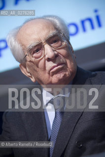 16/05/2013 Torino, Salone Internazionale del Libro. Nella foto Emilio Colombo ©Alberto Ramella/Rosebud2