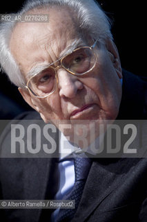 16/05/2013 Torino, Salone Internazionale del Libro. Nella foto Emilio Colombo ©Alberto Ramella/Rosebud2