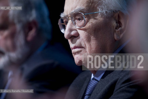 16/05/2013 Torino, Salone Internazionale del Libro. Nella foto Emilio Colombo ©Alberto Ramella/Rosebud2