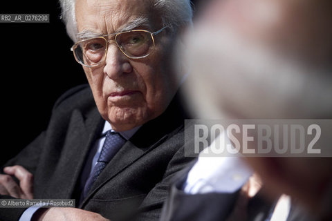 16/05/2013 Torino, Salone Internazionale del Libro. Nella foto Emilio Colombo ©Alberto Ramella/Rosebud2