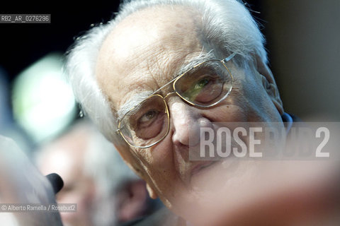 17.05.13 Torino, Salone Internazionale del Libro 2013, Nella foto: Incontro Emilio Colombo con Arrigo Levi e Rolando Picchioni ©Alberto Ramella/Rosebud2