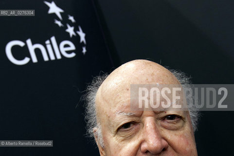 16/05/2013 Torino, Salone Internazionale del Libro 2013, nella foto Jorge Edwards ©Alberto Ramella/Rosebud2