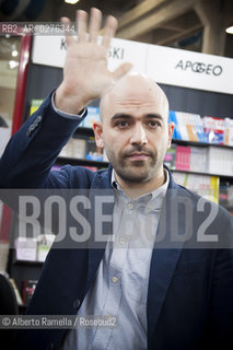 18/05/2013 Torino, Salone Internazionale del Libro. Nella foto Roberto Saviano. ©Alberto Ramella/Rosebud2