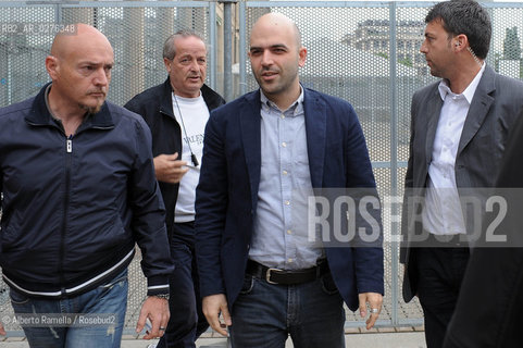 18/05/2013 Torino, Salone internazionaledel libro 2013.Nella foto Roberto Saviano arriva al Salone ©Alberto Ramella/Rosebud2