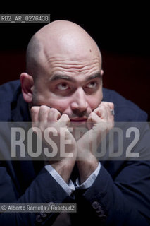 18/05/2013 Torino, Salone Internazionale del Libro. Nella foto Agenda Futuro LEspresso Roberto Saviano ©Alberto Ramella/Rosebud2