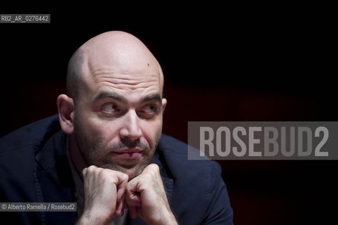 18/05/2013 Torino, Salone Internazionale del Libro. Nella foto Agenda Futuro LEspresso Roberto Saviano ©Alberto Ramella/Rosebud2