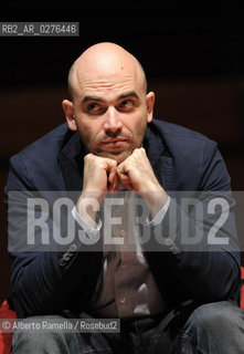 18/05/2013 Torino, Salone internazionaledel libro 2013.Nella foto Roberto Saviano ©Alberto Ramella/Rosebud2