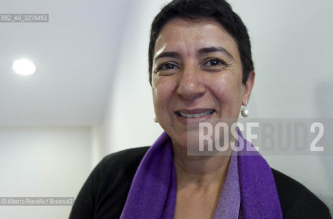 18.05.13 Torino, Salone Internazionale del Libro 2013, Nella foto: la scrittrice marocchina Jamila Hassouni ©Alberto Ramella/Rosebud2