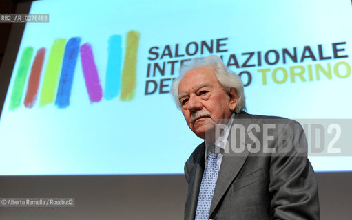 18/05/2013 Torino, Salone internazionaledel libro 2013.Nella foto  Alberto Asor Rosa ©Alberto Ramella/Rosebud2