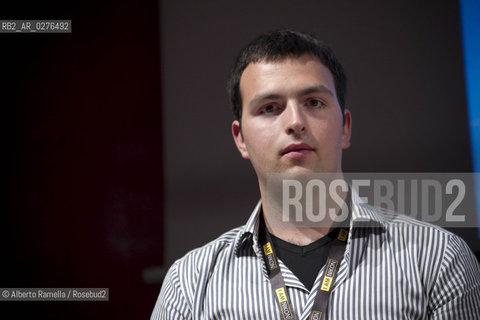 18/05/2013 Torino, Salone Internazionale del Libro. Nella foto Gregory Alessio ©Alberto Ramella/Rosebud2