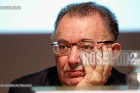 18.05.13 Torino, Salone Internazionale del Libro 2013, Nella foto: evento per una rinascita italiana, Mario Squinzi, Vincenzo Cerami, nella foto Mario Squinzi ©Alberto Ramella/Rosebud2