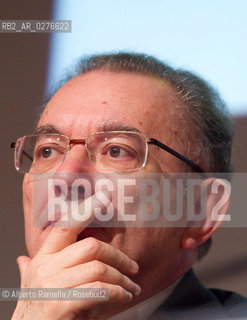 18.05.13 Torino, Salone Internazionale del Libro 2013, Nella foto: evento per una rinascita italiana, Mario Squinzi, Vincenzo Cerami, nella foto Mario Squinzi ©Alberto Ramella/Rosebud2