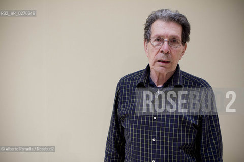 19/05/2013 Torino, Salone Internazionale del Libro. Nella foto Gianni Celati traduttore dellUlisse di Joyce ©Alberto Ramella/Rosebud2