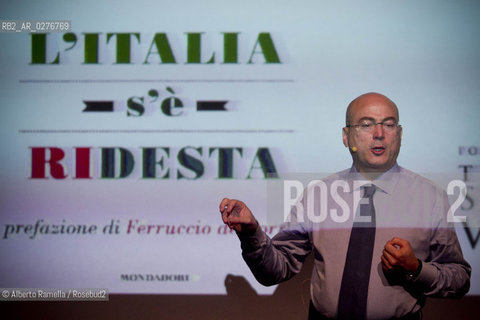 16/05/2013 Torino, Salone Internazionale del Libro. Nella foto Aldo Cazzullo ©Alberto Ramella/Rosebud2