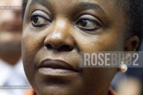 20.05.13 Torino, Salone Internazionale del Libro 2013, Nella foto: visita al Salone del Libro del Ministro per lIntegrazione Cecile Kyenge ©Alberto Ramella/Rosebud2