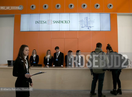 10.04.15, TORINO, Inaugurazione grattacielo CENTRO DIREZIONALE INTESA SANPAOLO, nella foto: interni ©Alberto Ramella/Rosebud2