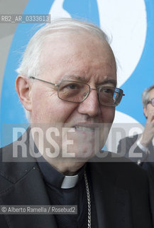 08/05/14, Torino, Lingotto Fiere, Salone del Libro 2014, nella foto: Mons. Cesare Nosiglia ©Alberto Ramella/Rosebud2