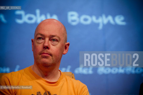 08/05/14, Torino, Lingotto Fiere, Salone del Libro 2014, bookstock, bene male mah, nella foto: John Boyne ©Alberto Ramella/Rosebud2