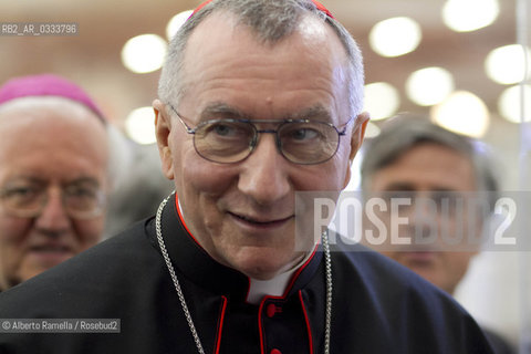 10/05/14, Torino, Lingotto Fiere, Salone del Libro 2014, LE PAROLE DEL PAPA, MONSIGNOR PIERO PAROLIN - Mons Parolin ©Alberto Ramella/Rosebud2